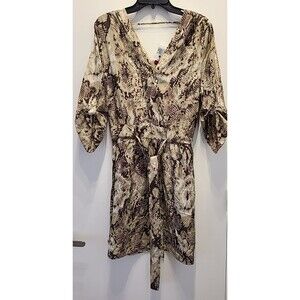 548 Saks Snake skin Print Dress Size L Party Animal